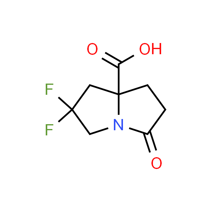2,2-Difluoro-5-oxohexahydro-1H-pyrrolizine-7a-carboxylic acid