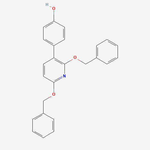 4-(2,6-Bis(benzyloxy)pyridin-3-yl)phenol