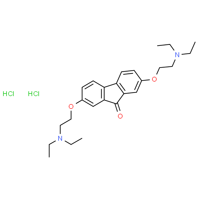 2,7-Bis(2-(Diethylamino)ethoxy)-9H-fluoren-9-one dihydrochloride
