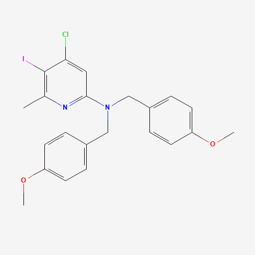 4-Chloro-5-iodo-N,N-bis(4-methoxybenzyl)-6-methylpyridin-2-amine