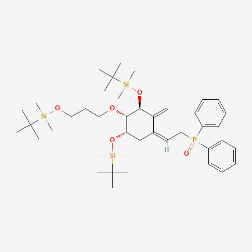 ((Z)-2-((3S,4S,5S)-3,5-Bis((tert-butyldimethylsilyl)oxy)-4-(3-((tert-butyldimethylsilyl)oxy)propoxy)-2-methylenecyclohexylidene)ethyl)diphenylphosphine oxide