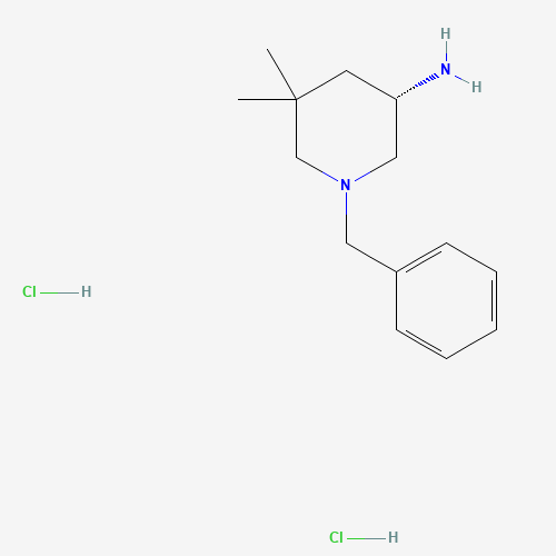 (S)-1-Benzyl-5,5-dimethylpiperidin-3-amine dihydrochloride