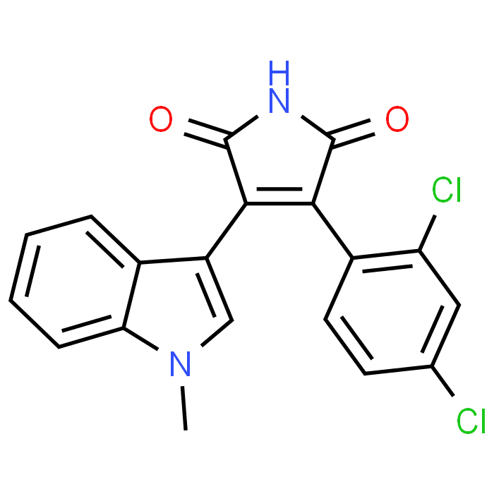 3-(2,4-Dichlorophenyl)-4-(1-methyl-1H-indol-3-yl)-1H-pyrrole-2,5-dione
