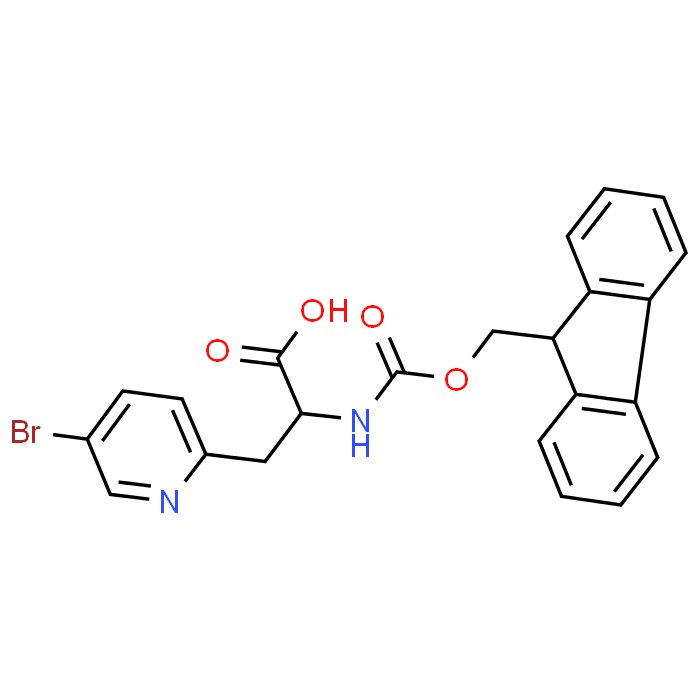 (S)-2-((((9H-Fluoren-9-yl)methoxy)carbonyl)amino)-3-(5-bromopyridin-2-yl)propanoic acid