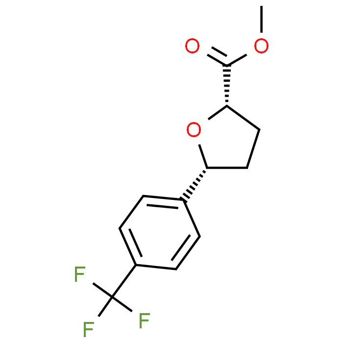 cis-Methyl 5-(4-(trifluoromethyl)phenyl)tetrahydrofuran-2-carboxylate