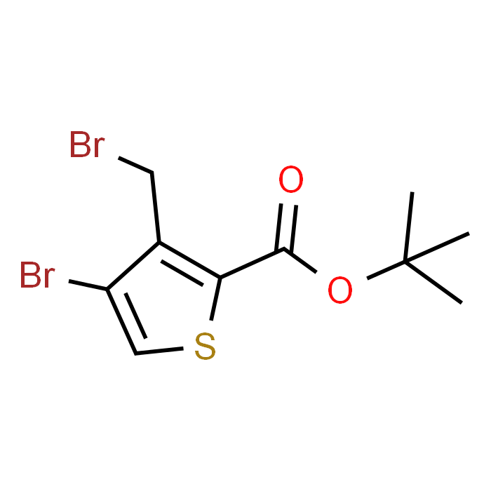 tert-Butyl 4-bromo-3-(bromomethyl)thiophene-2-carboxylate