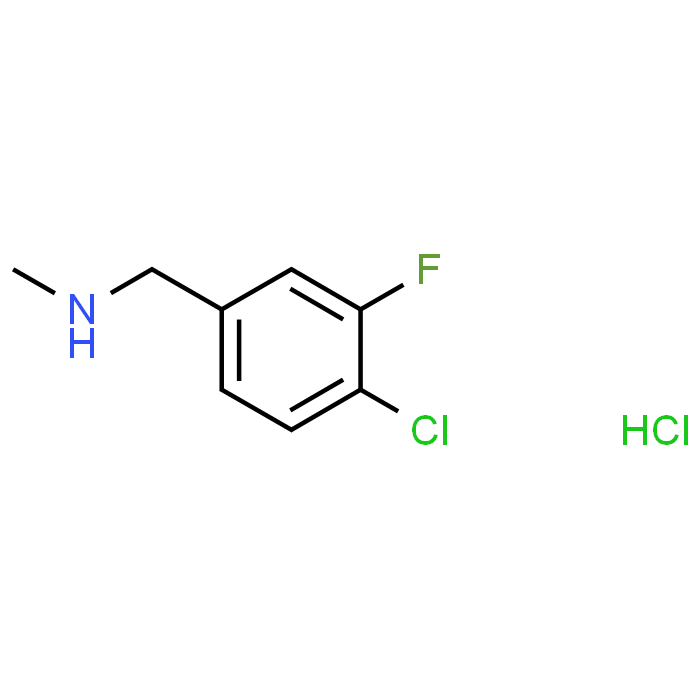 1-(4-Chloro-3-fluorophenyl)-N-methylmethanamine hydrochloride