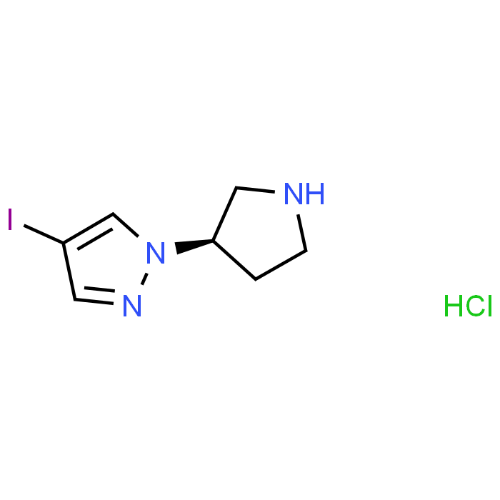 (R)-4-Iodo-1-(pyrrolidin-3-yl)-1H-pyrazole hydrochloride