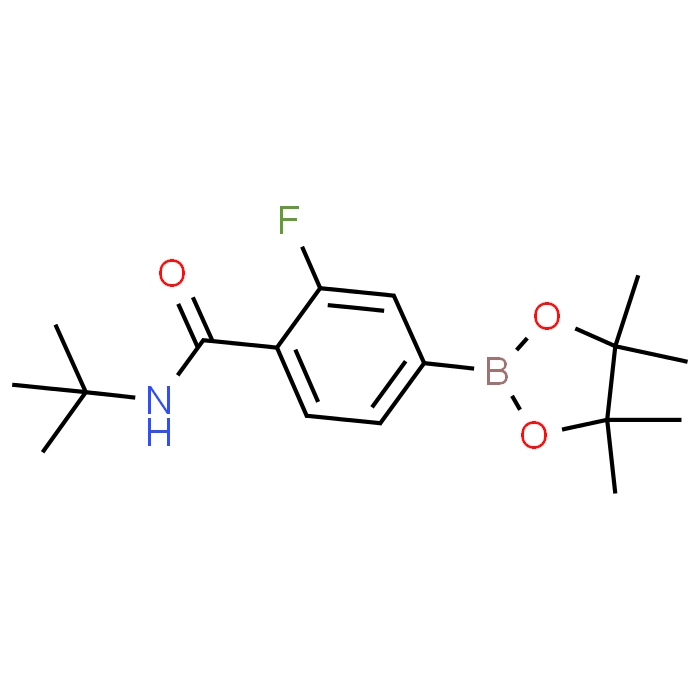 N-(tert-Butyl)-2-fluoro-4-(4,4,5,5-tetramethyl-1,3,2-dioxaborolan-2-yl)benzamide