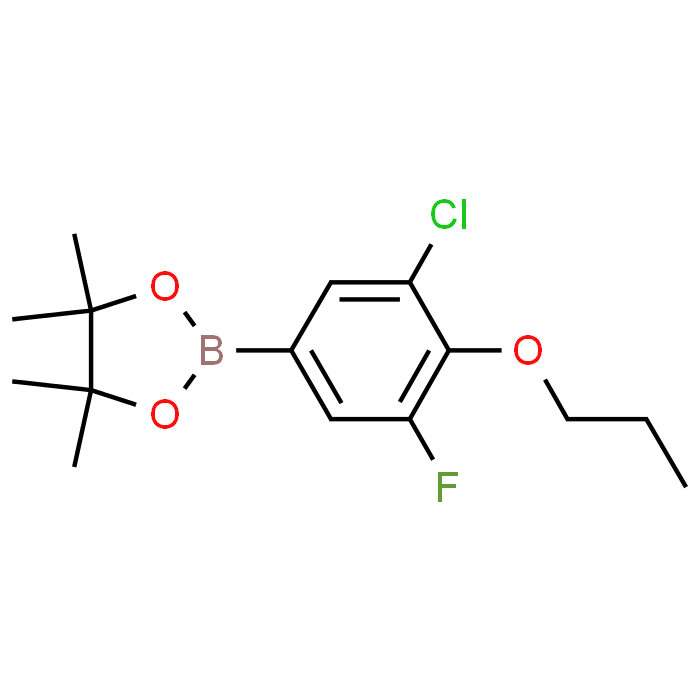 2-(3-Chloro-5-fluoro-4-propoxyphenyl)-4,4,5,5-tetramethyl-1,3,2-dioxaborolane