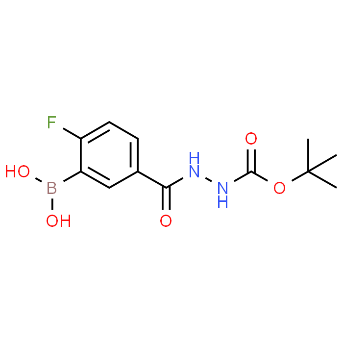 (5-(2-(tert-Butoxycarbonyl)hydrazine-1-carbonyl)-2-fluorophenyl)boronic acid
