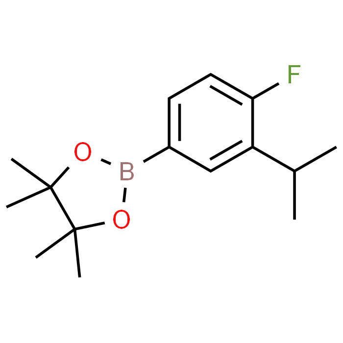 2-(4-Fluoro-3-isopropylphenyl)-4,4,5,5-tetramethyl-1,3,2-dioxaborolane