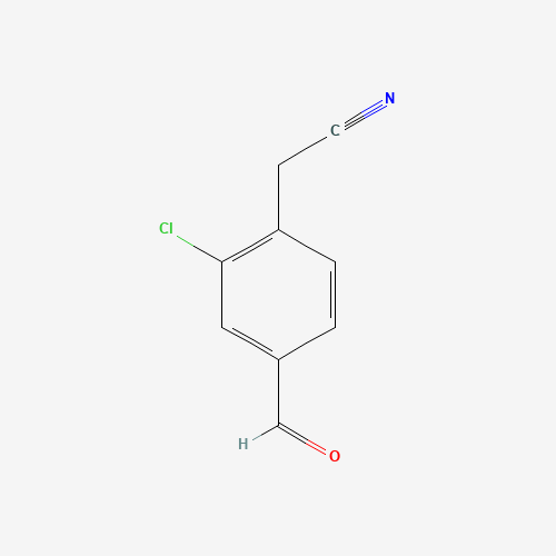 2-(2-Chloro-4-formylphenyl)acetonitrile