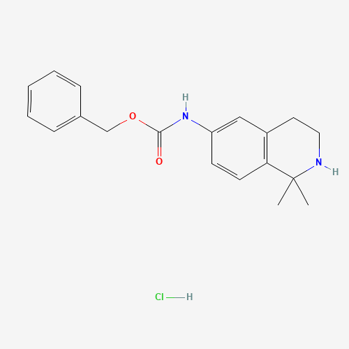 Benzyl (1,1-dimethyl-1,2,3,4-tetrahydroisoquinolin-6-yl)carbamate hydrochloride