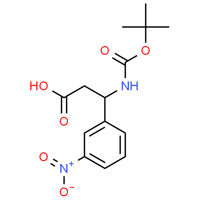 3-(Boc-amino)-3-(3-nitrophenyl)propionic Acid - Achmem