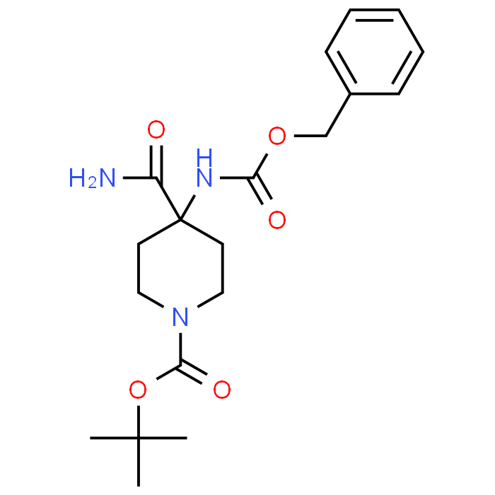 tert-Butyl 4-(((benzyloxy)carbonyl)amino)-4-carbamoylpiperidine-1-carboxylate