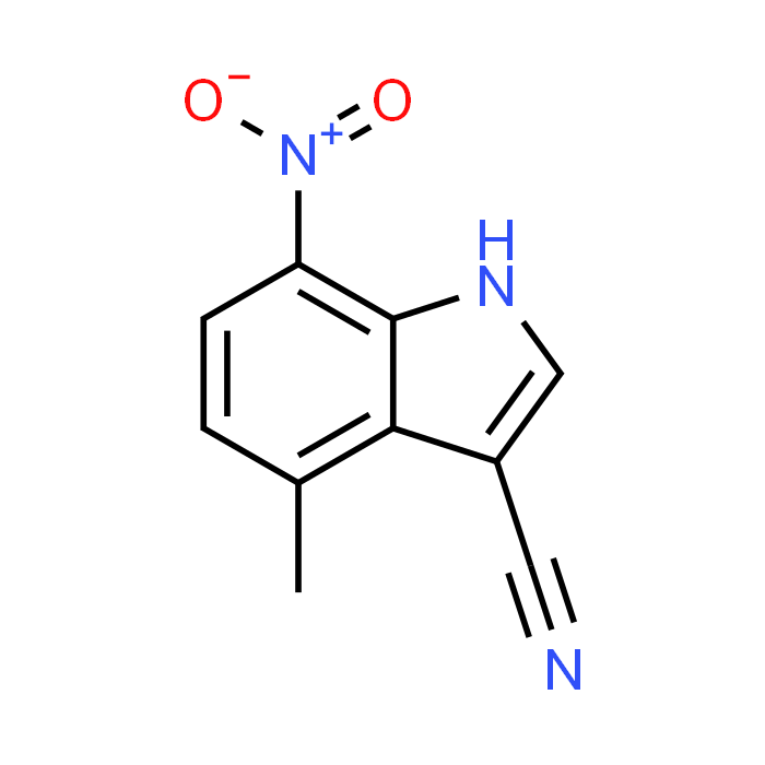 4-Methyl-7-nitro-1H-indole-3-carbonitrile