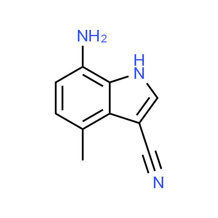 7-Amino-4-methyl-1H-indole-3-carbonitrile