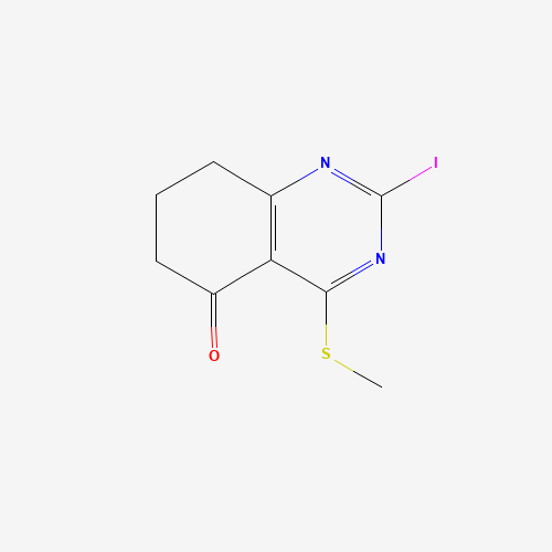 2-Iodo-4-(methylthio)-7,8-dihydroquinazolin-5(6H)-one