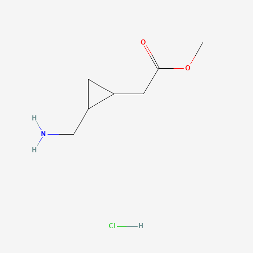 Methyl 2-(2-(aminomethyl)cyclopropyl)acetate hydrochloride