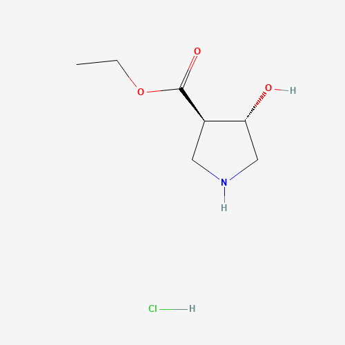 Ethyl (3R,4S)-4-hydroxypyrrolidine-3-carboxylate hydrochloride