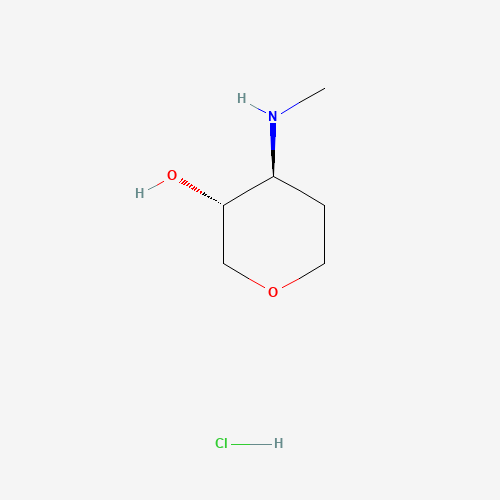 (3R,4S)-4-(Methylamino)tetrahydro-2H-pyran-3-ol hydrochloride