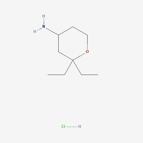 2,2-Diethyltetrahydro-2H-pyran-4-amine hydrochloride