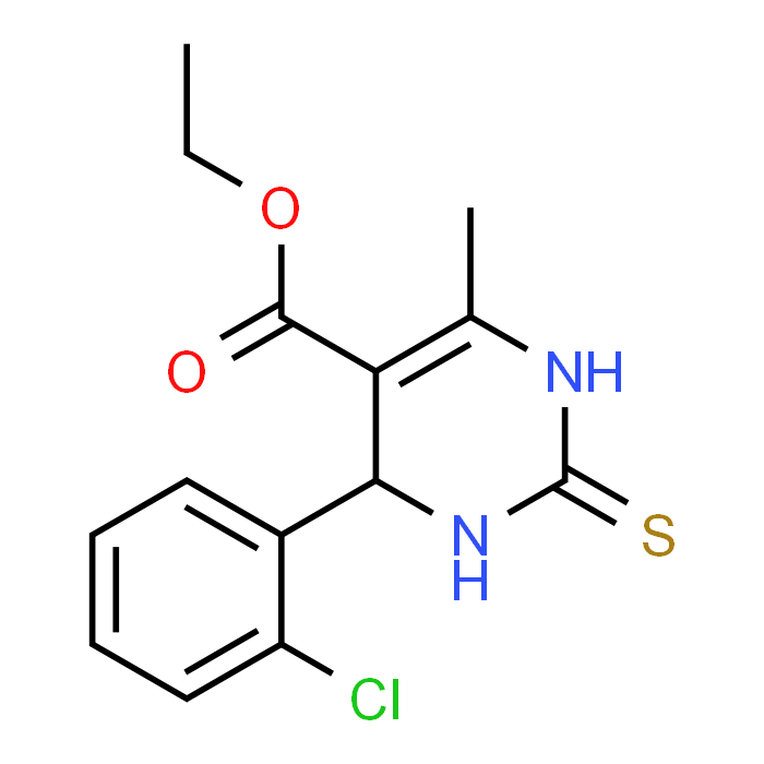 Ethyl 4-(2-chlorophenyl)-6-methyl-2-thioxo-1,2,3,4-tetrahydropyrimidine-5-carboxylate