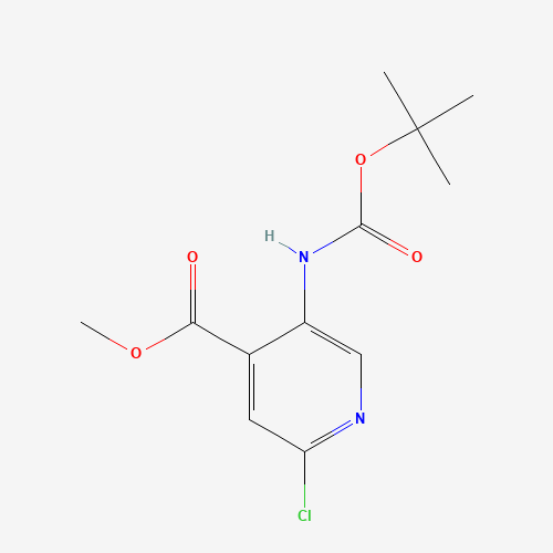 Methyl 5-((tert-butoxycarbonyl)amino)-2-chloroisonicotinate