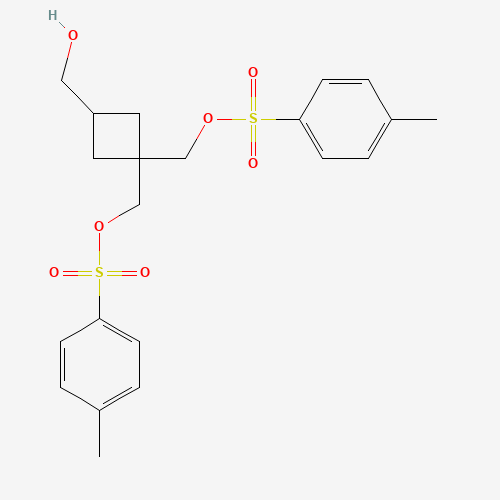 (3-(Hydroxymethyl)cyclobutane-1,1-diyl)bis(methylene) bis(4-methylbenzenesulfonate)