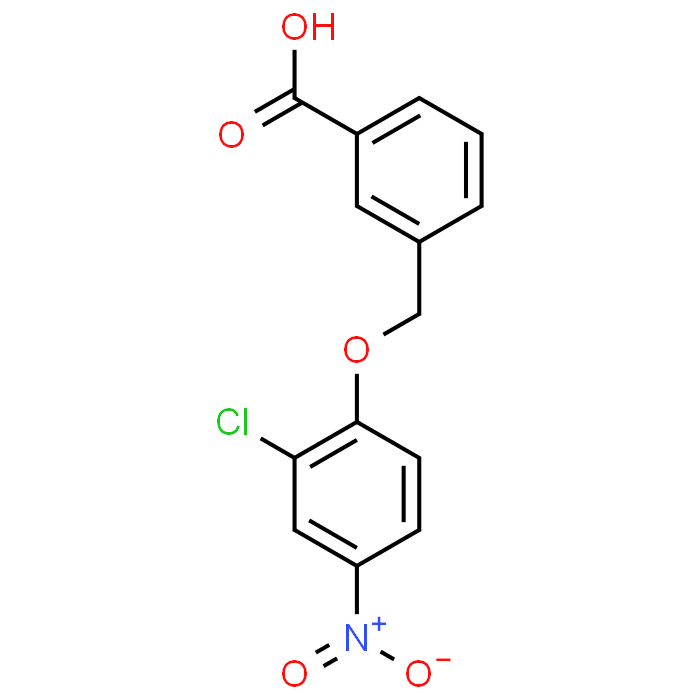 3-((2-Chloro-4-nitrophenoxy)methyl)benzoic acid