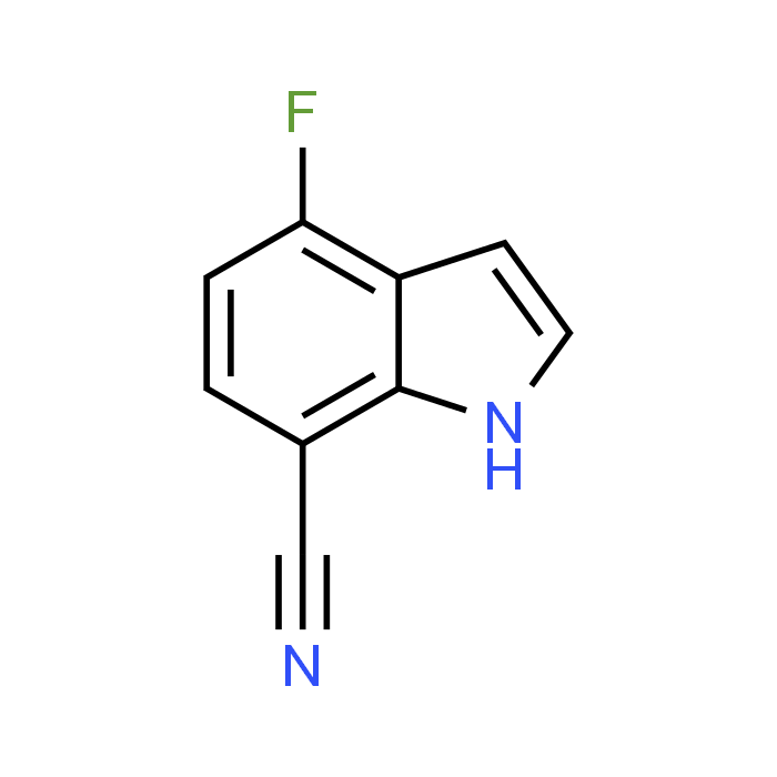 4-Fluoro-1H-indole-7-carbonitrile