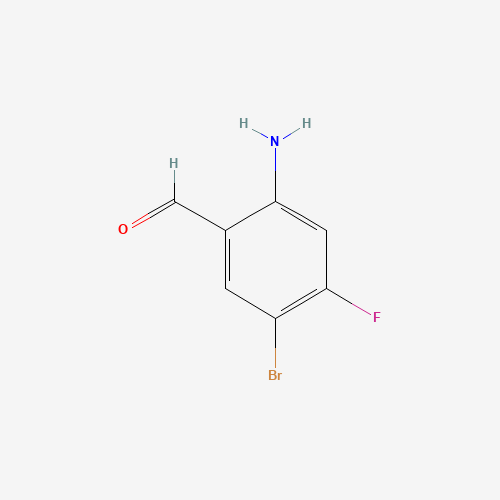 2-Amino-5-bromo-4-fluorobenzaldehyde