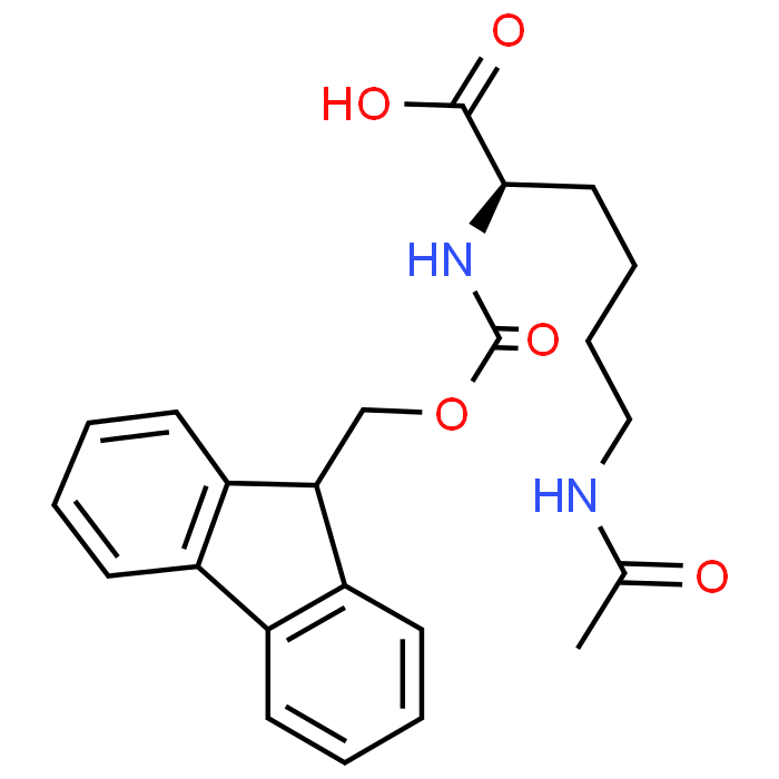 (R)-2-((((9H-Fluoren-9-yl)methoxy)carbonyl)amino)-6-acetamidohexanoic acid - Achmem