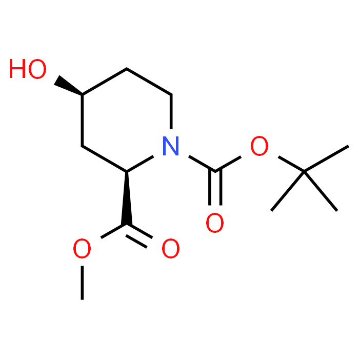 (2R,4S)-1-tert-Butyl 2-methyl 4-hydroxypiperidine-1,2-dicarboxylate