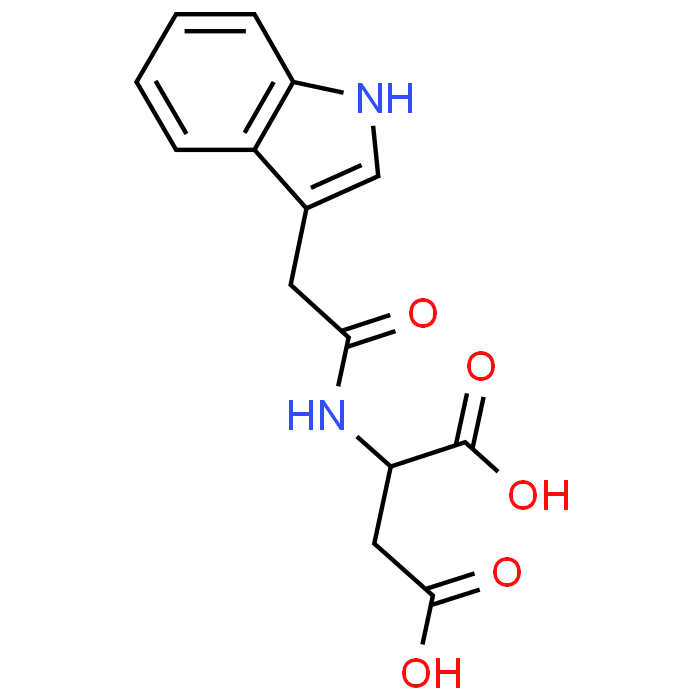 2-(2-(1H-Indol-3-yl)acetamido)succinic acid