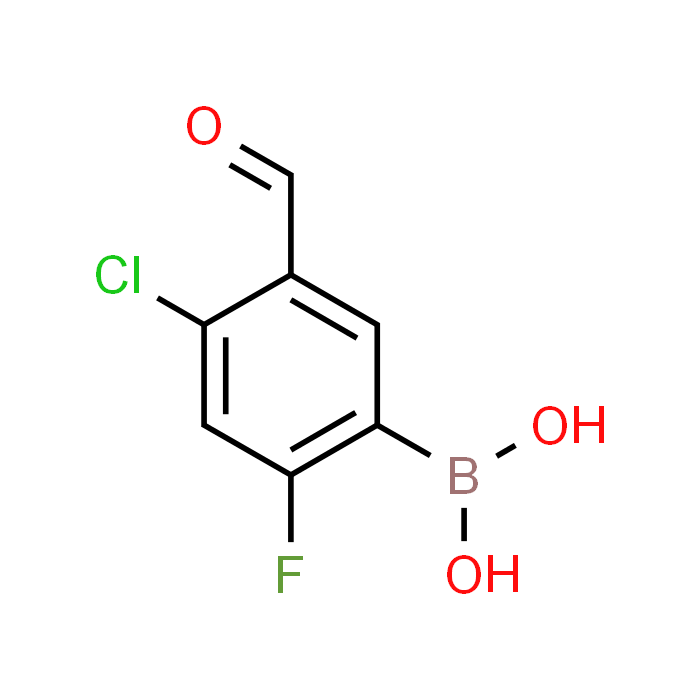 (4-Chloro-2-fluoro-5-formylphenyl)boronic acid
