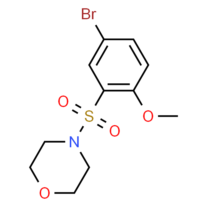 4-((5-Bromo-2-methoxyphenyl)sulfonyl)morpholine