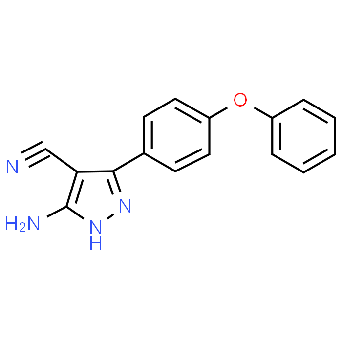 3-Amino-5-(4-phenoxyphenyl)pyrazole-4-carbonitrile