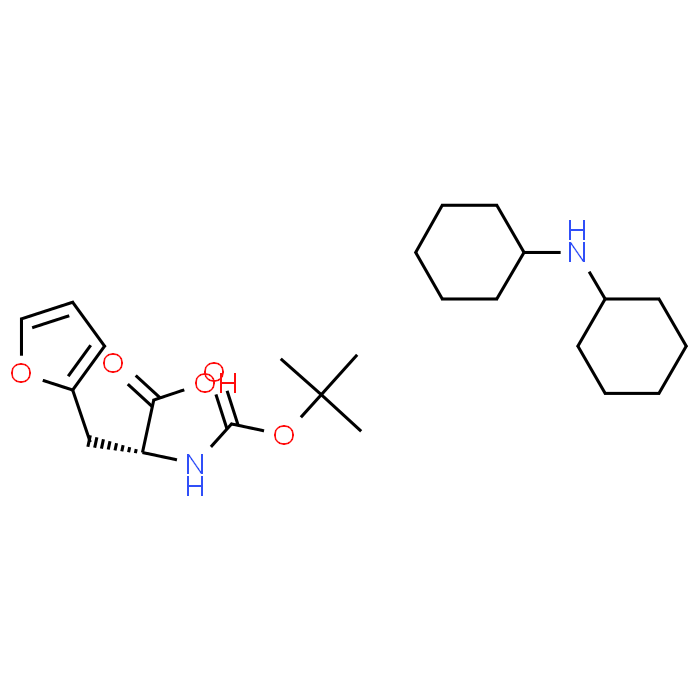 Dicyclohexylamine (R)-2-((tert-butoxycarbonyl)amino)-3-(furan-2-yl)propanoate