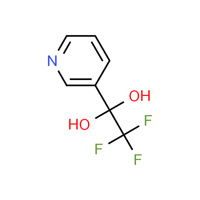 2,2,2-Trifluoro-1-(pyridin-3-yl)ethane-1,1-diol