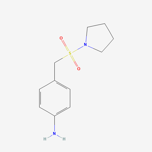 4-((Pyrrolidin-1-ylsulfonyl)methyl)aniline