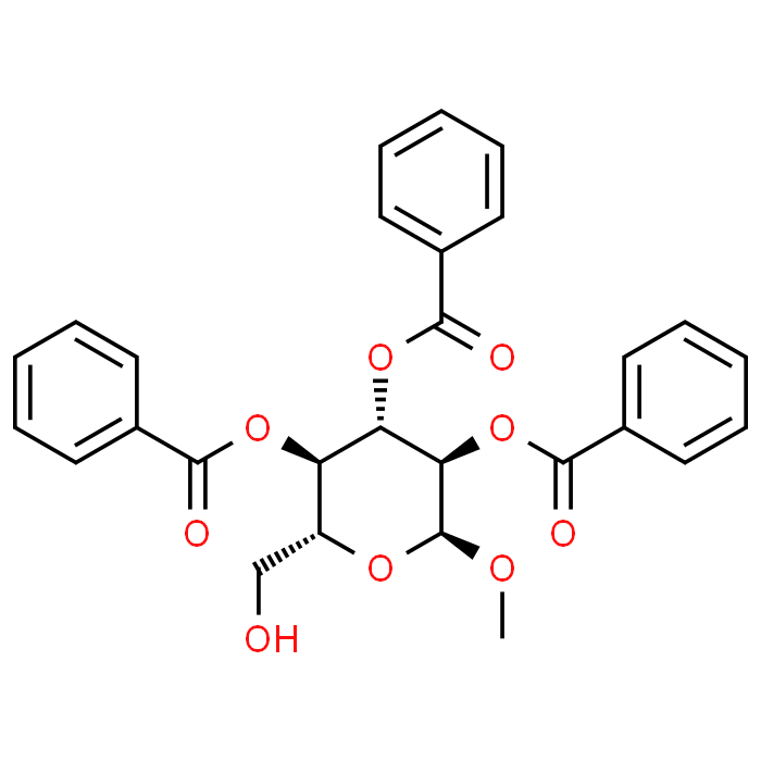 (2R,3R,4S,5R,6S)-2-(Hydroxymethyl)-6-methoxytetrahydro-2H-pyran-3,4,5-triyl tribenzoate