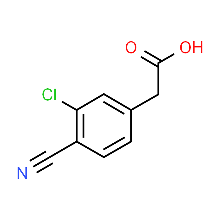 2-(3-Chloro-4-cyanophenyl)acetic acid