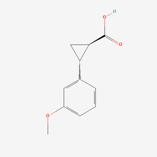 rel-(1R,2R)-2-(3-Methoxyphenyl)cyclopropane-1-carboxylic acid