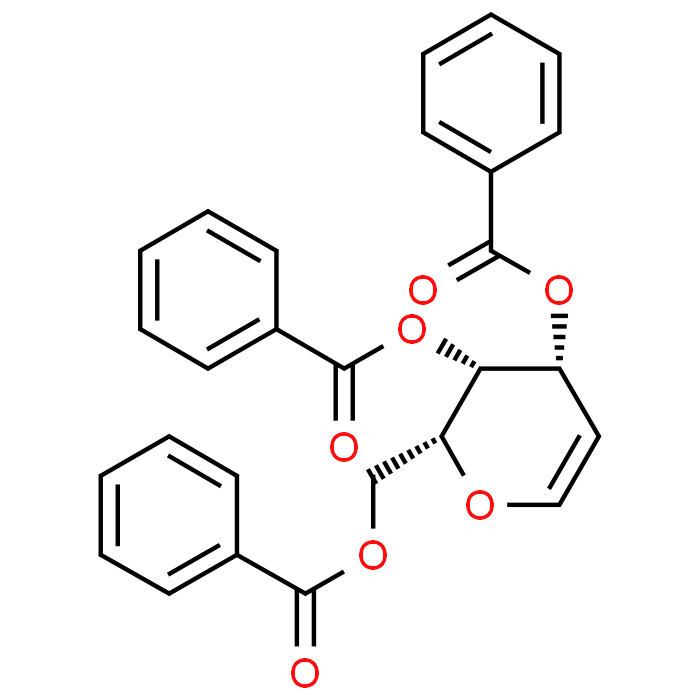 (2R,3R,4R)-2-((Benzoyloxy)methyl)-3,4-dihydro-2H-pyran-3,4-diyl dibenzoate