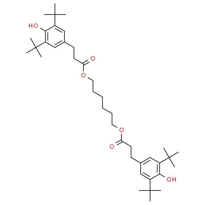 Hexane-1,6-diyl bis(3-(3,5-di-tert-butyl-4-hydroxyphenyl)propanoate)