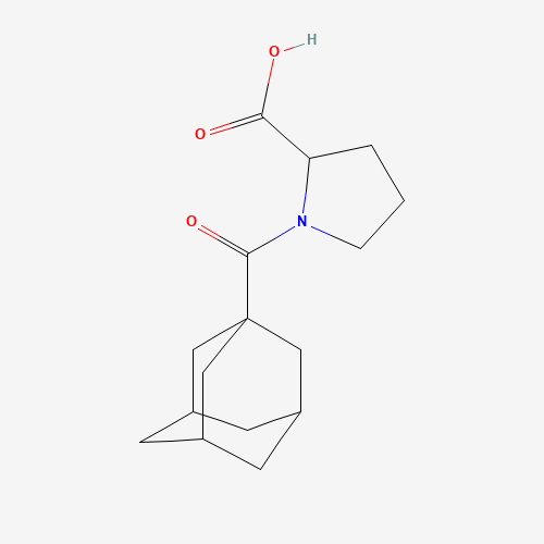 1-(Adamantane-1-carbonyl)pyrrolidine-2-carboxylic acid