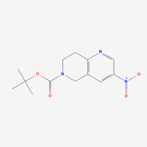 tert-Butyl 3-nitro-7,8-dihydro-1,6-naphthyridine-6(5H)-carboxylate