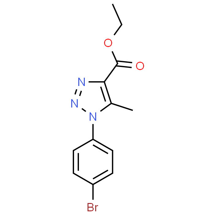 Ethyl 1-(4-bromophenyl)-5-methyl-1H-1,2,3-triazole-4-carboxylate
